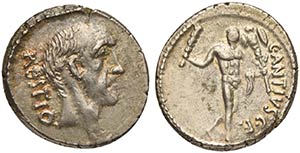 C. Antius C.f. Restio, Denarius, Rome, 47 BC ... 