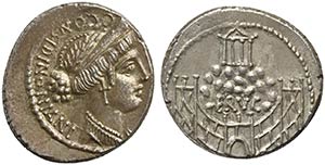 C. Considius Nonianus, Denarius, Rome, 57 BC ... 