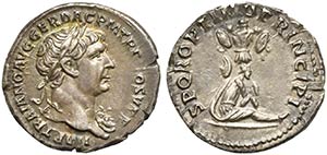 Trajan (98-117), Denarius, Rome, AD 103-107 ... 