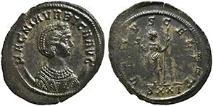 Magna Urbica, Antoninianus struck under ... 