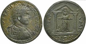 Elagabalus, Bronze, Caria: Kidramos, AD ... 