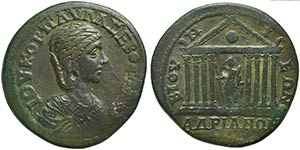 Julia Paula, Bronze struck under Elagabalus, ... 