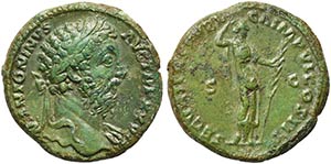 Marcus Aurelius (161-180), As, Rome, AD 173 ... 