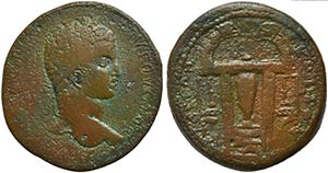 Caracalla, Bronze, Koinon of Cyprus, AD ... 