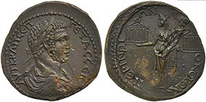 Geta, 4 Assaria, Thrace: Perinthus, AD ... 