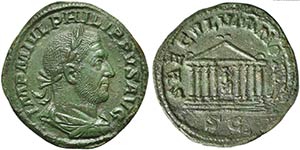 Philip I (244-249), Sestertius, Rome, AD 248 ... 