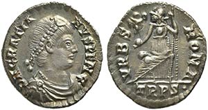 Gratian (367-383), Siliqua, Treveri, AD ... 