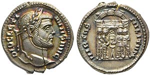 Diocletian (284-305), Argenteus, Siscia, AD ... 