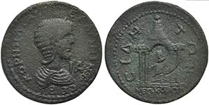 Salonina, Bronze struck under Gallienus, ... 