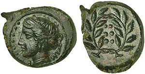 Sicily, Himera, Hemilitron, ca. 415-409 BC ... 
