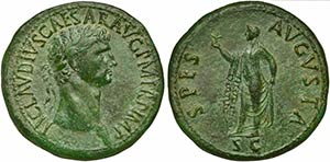 Claudius (41-54), Sestertius, Rome, AD 50-54 ... 