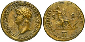Nero (54-68), Dupondius, Rome, AD 64 AE (g ... 