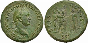 Vespasian (69-79), Sestertius, Rome, AD 71 ... 