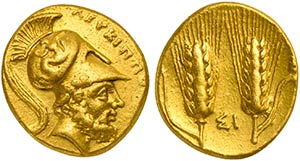 Lucania, Metapontion, Tetrobol, ca. 290-280 ... 