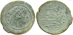 First caduceus series, Semis, Rome, 211-208 ... 