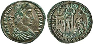 Constantius II (337-361), Nummus, Siscia, AD ... 