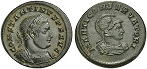Constantine I (307-337), Follis, Treveri, AD ... 