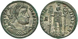 Vetranio (Usurper, 350), Nummus, Siscia, 19 ... 