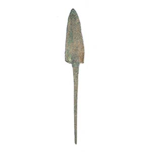 Protohistoric bronze arrowhead, c. 1550-1200 ... 