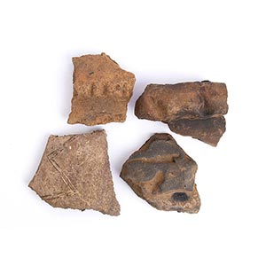 Neolithic terracotta fragments, 6th-5th ... 