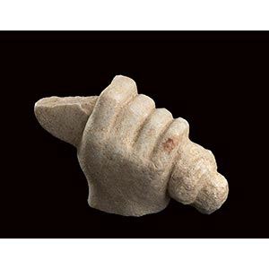 Roman marble hand of a statue, ... 
