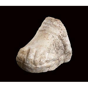 Roman pario marble votive foot of ... 