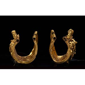 Couple of Etruscan Gold miniature ... 