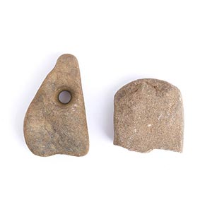 Neolithic stone weight and polisher, 6th-3rd ... 