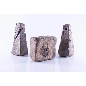 Collection of four big Roman lead weights, ... 