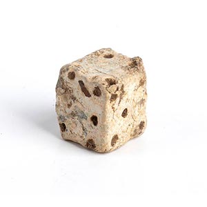 Roman lead gaming dice, 1st-3rd century BC; ... 
