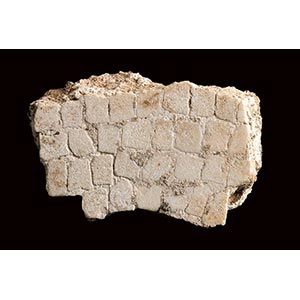 Roman marble fragment of floor mosaic, ... 