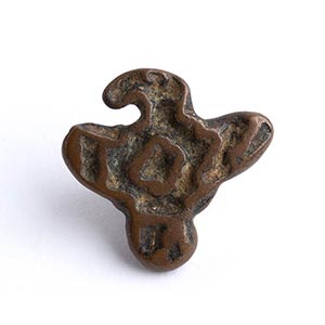 Bactrian bronze seal with spiral ... 