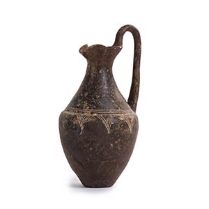 Etruscan impasto jug, 7th century BC; height ... 