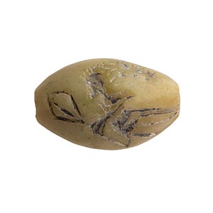 Bactrian stone almond-shaped seal with ... 