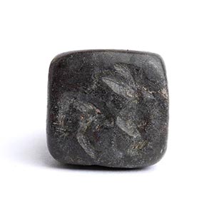 Bactrian stone pendant seal with ... 