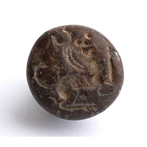 Bactrian stone cone seal with Dragon, ... 