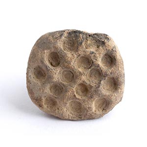 Bactrian terracotta button seal, Central ... 