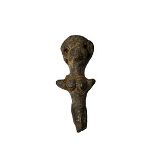 Miniature Syro-Hittite bronze idol, 2nd ... 