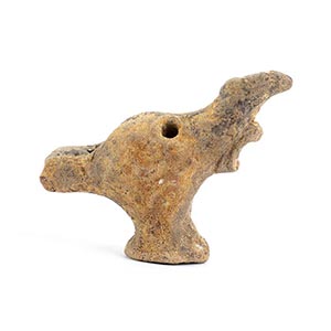 Greek Terracotta bird-shaped whistle, ... 