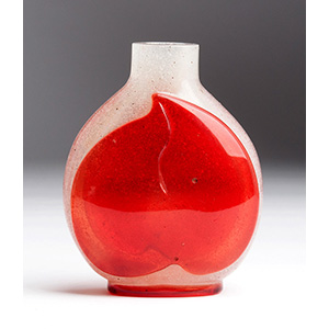 Overlay glass snuff bottle;
XIX Century; 5 ... 