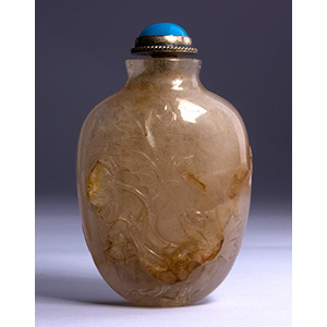 Rock crystal snuff bottle;
XIX Century; 7,2 ... 
