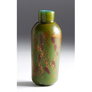 Glass snuff bottle;
XX Century; 6,8 cm; 


