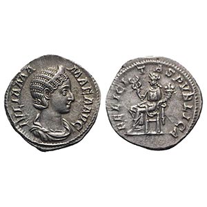 Julia Mamaea (Augusta, 222-235). AR Denarius ... 