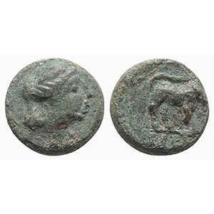 Gaul, Massalia, c. 121-49 BC. Æ (9mm, ... 