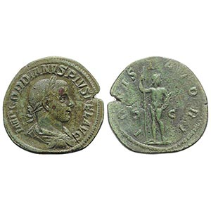Gordian III (238-244). Æ Sestertius (32mm, ... 