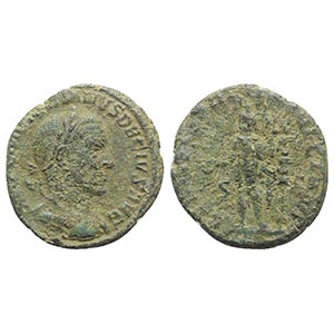Trajan Decius (249-251). Æ As (25mm, 8.04g, ... 