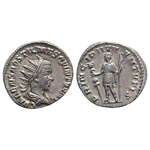 Hostilian (Caesar, 250-251). AR Antoninianus ... 