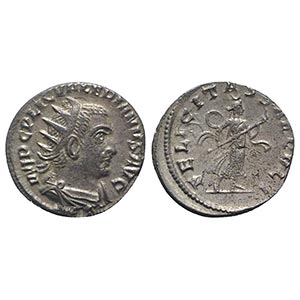Valerian I (253-260). AR Antoninianus (21mm, ... 