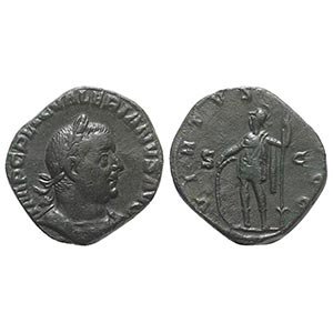 Valerian I (253-260). Æ Sestertius (28mm, ... 