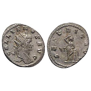Gallienus (253-268). Antoninianus (22mm, ... 